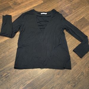 Long sleeve Cutout Shirt